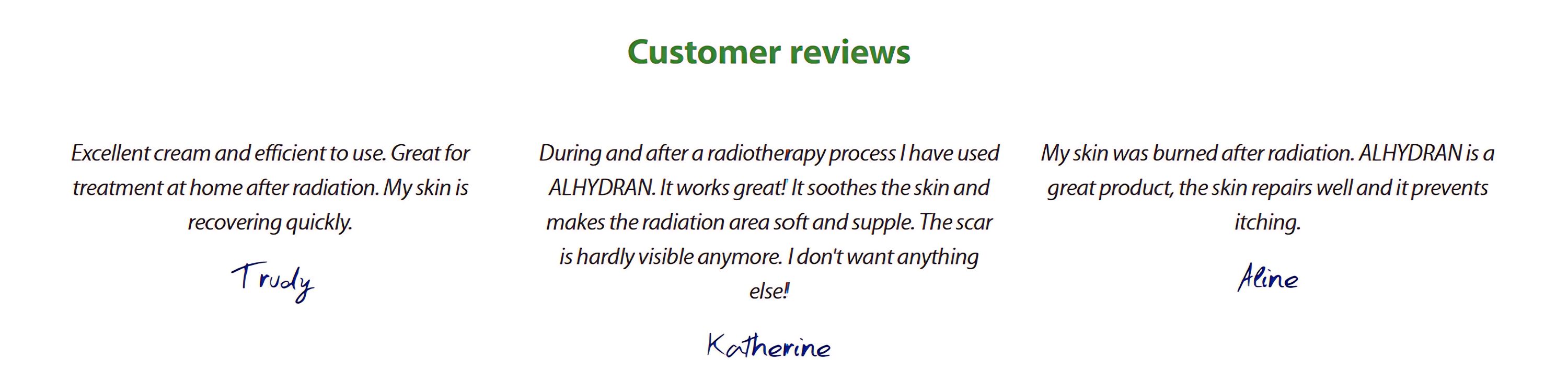 Alhydran customer reviews